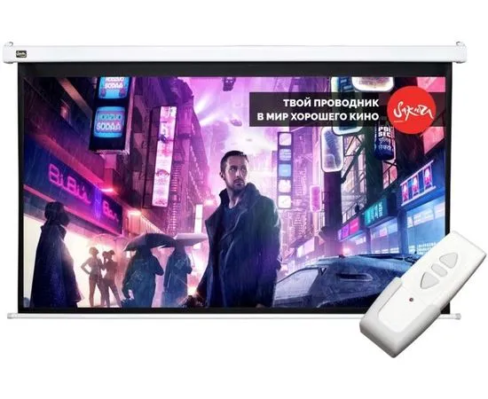 Экран для проектора Sakura Cinema Motoscreen 221x125 (SCPSM-221x125), Диагональ: 100''