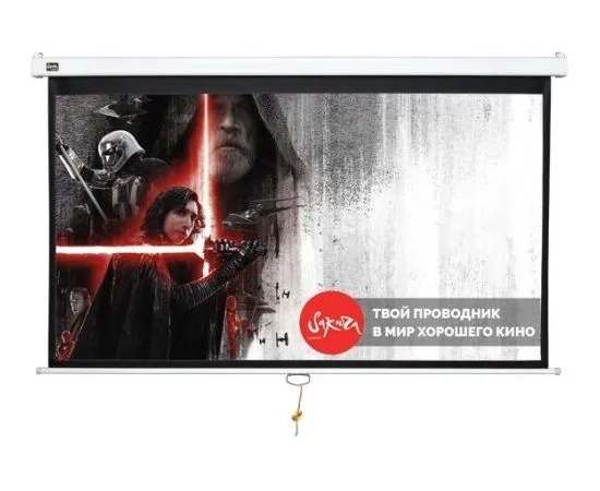 Экран для проектора Sakura Cinema Wallscreen 221x125 (SCPSW-221x125), Диагональ: 100''
