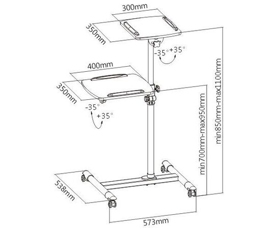 Проекционный столик Classic Solution PT-16 Twin: купить по выгодной ...